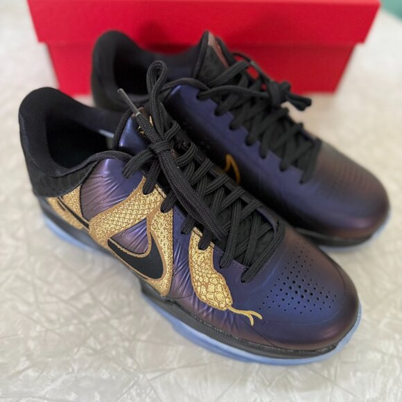 Nike Kobe 5 Protro "Year Of The Mamba" Eggplant Purple Size 7 Y - Picture 3 of 16